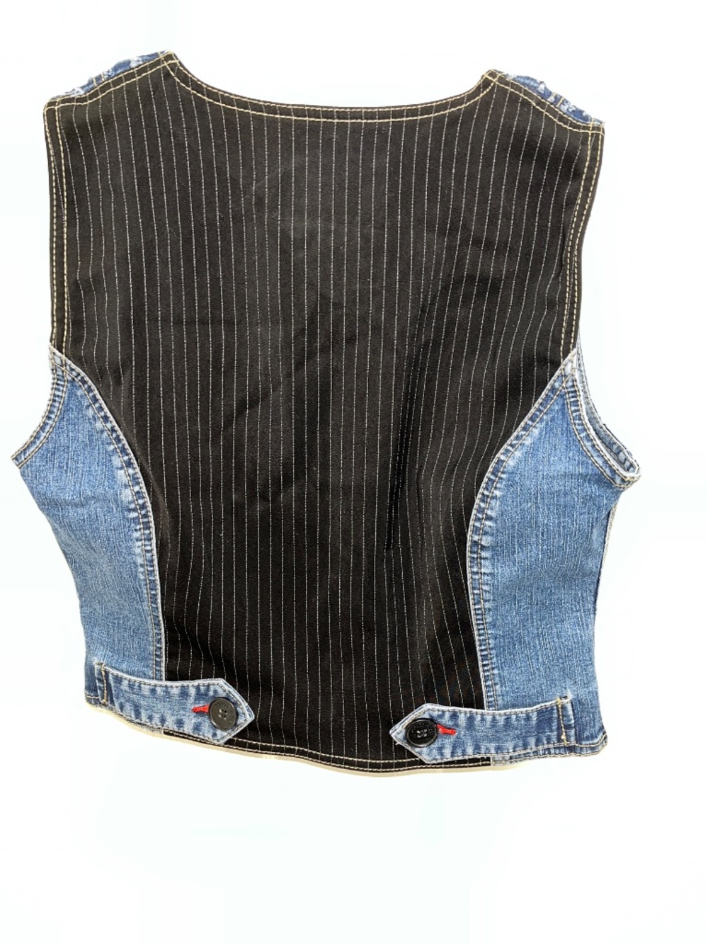 Eckored Women's Denim Vest (M/M/M) and Skirt 7 - Picture 6 of 15